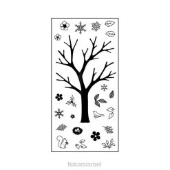 Fiskars בניית עץ חותמות ברורות (4 אינץ' x 8 אינץ' ZD40628 כְּלִי