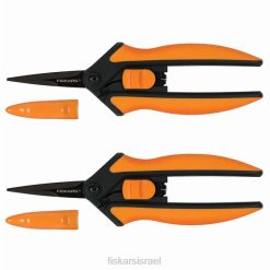 Fiskars (חבילה של 2) גזם גזם מונע הידבקות: מיקרו-קצה softgrip ZD40244 כְּלִי