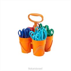Fiskars חבילת כיתה עם מספריים קהות לילדים (5 אינץ') 24 מארז ZD4012 כְּלִי