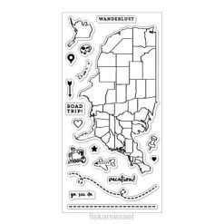 Fiskars חותמות ברורות (4 אינץ' x 8 אינץ') ZD40627 כְּלִי