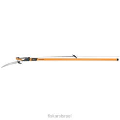 Fiskars מסור וגוזם מוט הניתן להרחבה עם ידית כוח (7'-c14') ZD40272 כְּלִי
