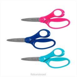 Fiskars מספריים לילדים גדולים (6 אינץ') 3 חבילות ZD4035 כְּלִי