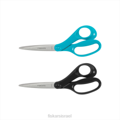 Fiskars מספריים לנוער (8 אינץ') 2 חבילות ZD4059 כְּלִי