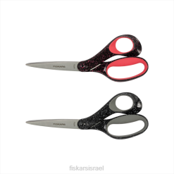 Fiskars מספריים מנומרים לנוער (8 אינץ') 2 חבילות ZD4054 כְּלִי