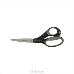 Fiskars מספריים מנומרים לעשרה (8 אינץ') לבן/שחור ZD4057 כְּלִי