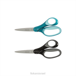 Fiskars מספריים נצנצים לתלמידים מסוג softgrip (7 אינץ') 2 חבילות ZD4046 כְּלִי