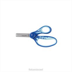 Fiskars מספריים קהות לילדים עם קצה רך (5 אינץ') ברק כחול ZD4022 כְּלִי