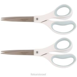 Fiskars מספריים softgrip טיטניום 2pk (8 אינץ') ZD40600 כְּלִי